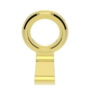 Carlisle Brass AQ40 Rim Cylinder Pull Polished Brass 8.76