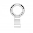 Satin Chrome Cylinder Pulls