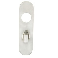 Eurospec Steelworx CPRT1170SSS Radius Bathroom Plates 57mm centres Small Turn Pair SSS 10.80