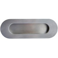 Flush Handle Radius Secret Fix 120mm x 40mm Satin Stainless Steel 9.12