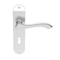 Carlisle Brass Door Handles DL180SC Andros Lever Lock Satin Chrome 37.71
