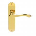 Carlisle Brass Door Handles DL181 Andros Lever Latch Polished Brass 35.14