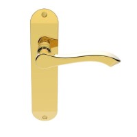 Carlisle Brass Door Handles DL181 Andros Lever Latch Polished Brass 35.14