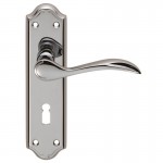 Carlisle Brass Door Handles DL190CP Madrid Lever Lock Polished Chrome 37.71