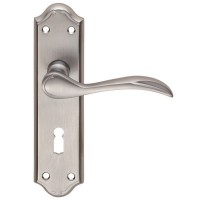Carlisle Brass Door Handles DL190SC Madrid Lever Lock Satin Chrome 37.71