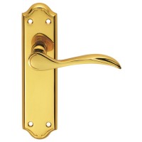 Carlisle Brass Door Handles DL191 Madrid Lever Latch Polished Brass 35.14