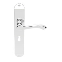 Carlisle Brass Door Handles DL380CP Andros Lever Lock Polished Chrome 41.05