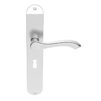 Carlisle Brass Door Handles DL380SC Andros Lever Lock Satin Chrome 41.05
