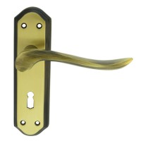 Carlisle Brass Door Handles DL450FB Lytham Lever Lock Florentine Bronze 35.62