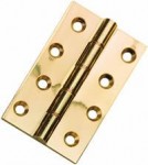 100mm x 67mm Butt Hinge HDPBW61 Polished Brass per single 8.47