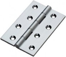 100mm Butt Hinge HDSSW5CP Polished Chrome per single 10.87