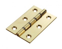 75mm Butt Hinge HDSW1 Polished Brass per single 4.27