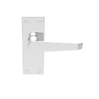 Carlisle Brass Door Handles M31CP Victorian Lever Latch Polished Chrome 18.95