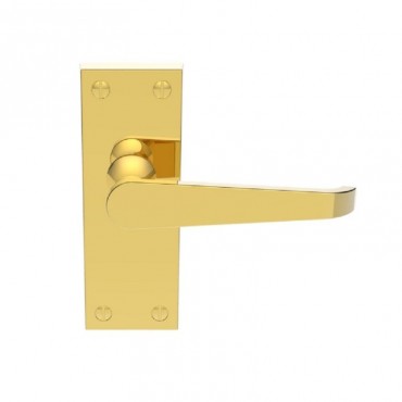 Carlisle Brass Door Handles M31 Victorian Lever Latch Polished Brass
