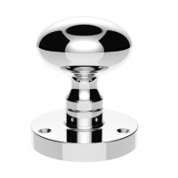 Carlisle Brass Mushroom Mortice Knobs M35CP Polished Chrome 41.81