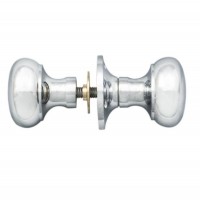 Carlisle Brass Mushroom Rim Knobs M35RSCP Polished Chrome 33.05