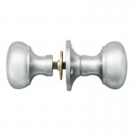 Carlisle Brass Mushroom Rim Knobs M35RSSC Satin Chrome 34.19