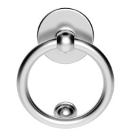 Carlisle Brass Victorian Ring Door Knocker M37SC Satin Chrome 53.52