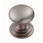 Victorian Cupboard Knob M47BSN 32mm Satin Nickel 6.60
