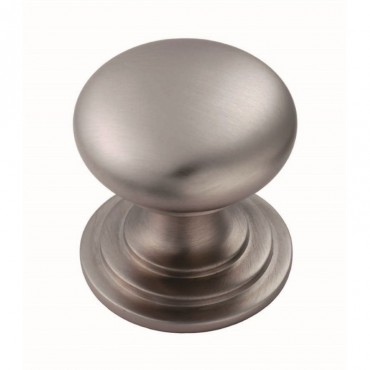 Victorian Cupboard Knob M47BSN 32mm Satin Nickel