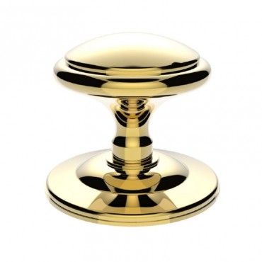 Carlisle Brass Centre Door Knob Round M61 Polished Brass