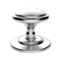 Carlisle Brass Centre Door Knob Round M61SC Satin Chrome 41.33