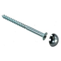 Mirror Screws 1" x 8 Chrome Box of 100 17.28