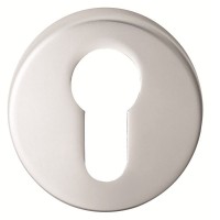 Serozzetta SZC001SC Euro Profile Escutcheon Satin Chrome 2.13