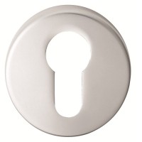 Serozzetta SZC001SC Euro Profile Escutcheon Satin Chrome 2.67