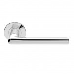 Serozzetta Door Handles SZC010CP Uno Lever on Rose Polished Chrome 14.56
