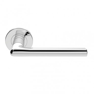 Serozzetta Door Handles SZC010CP Uno Lever on Rose Polished Chrome