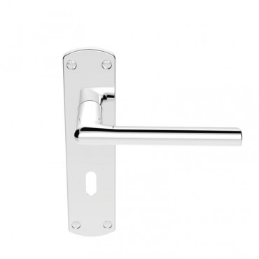 Serozzetta Door Handles SZC011CP Uno Lever Lock Polished Chrome