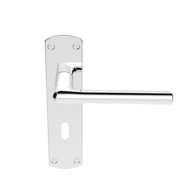 Serozzetta Door Handles SZC011CP Uno Lever Lock Polished Chrome