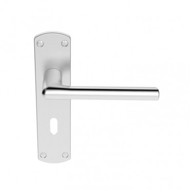 Serozzetta Door Handles SZC011SC Uno Lever Lock Satin Chrome