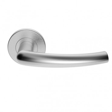 Serozzetta Door Handles SZC020SC Dos Lever on Rose Satin Chrome