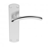 Serozzetta Door Handles SZC032SC Tres Lever Latch Satin Chrome 16.73