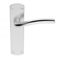 Serozzetta Door Handles SZC042SC Cuatro Lever Latch Satin Chrome 12.88