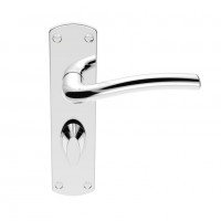 Serozzetta Door Handles SZC043CP Cuatro Bathroom Lock Polished Chrome 12.15