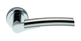 Serozzetta Door Handles SZM014CPSN Valiant Lever on Rose CPSN 25.30